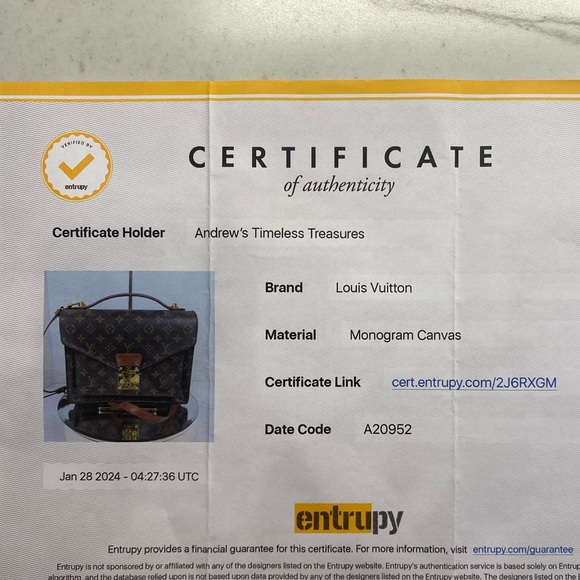 Louis Vuitton Monceau - Picture 17 of 17